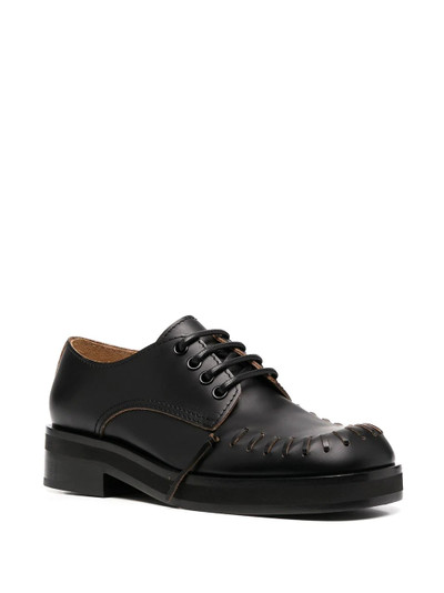 JW Anderson stitch detail brogue shoes outlook