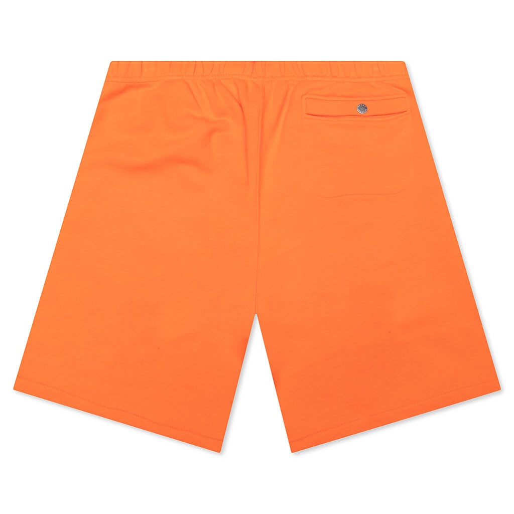 HERON PRESTON SWEATSHORTS LOGO RECYCLED CO - ORANGE/NO COLOR - 2