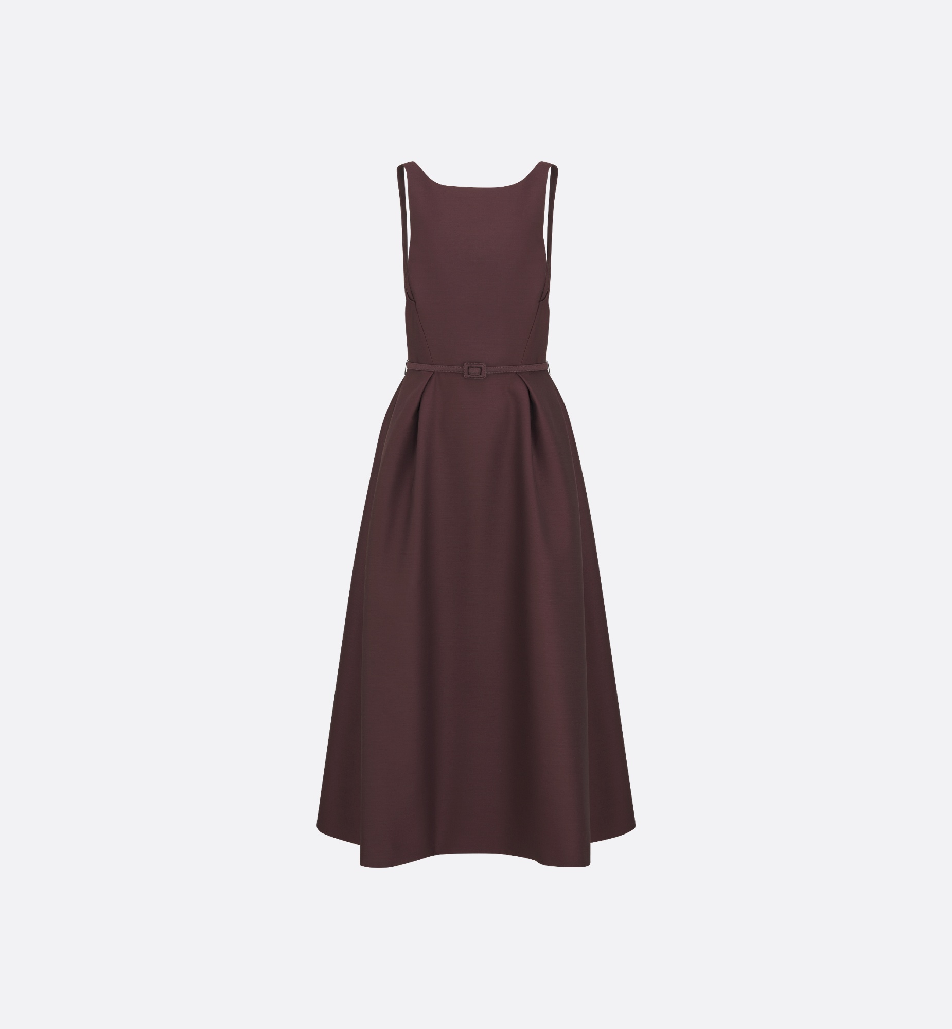 Mid-Length Belted Dress - 1