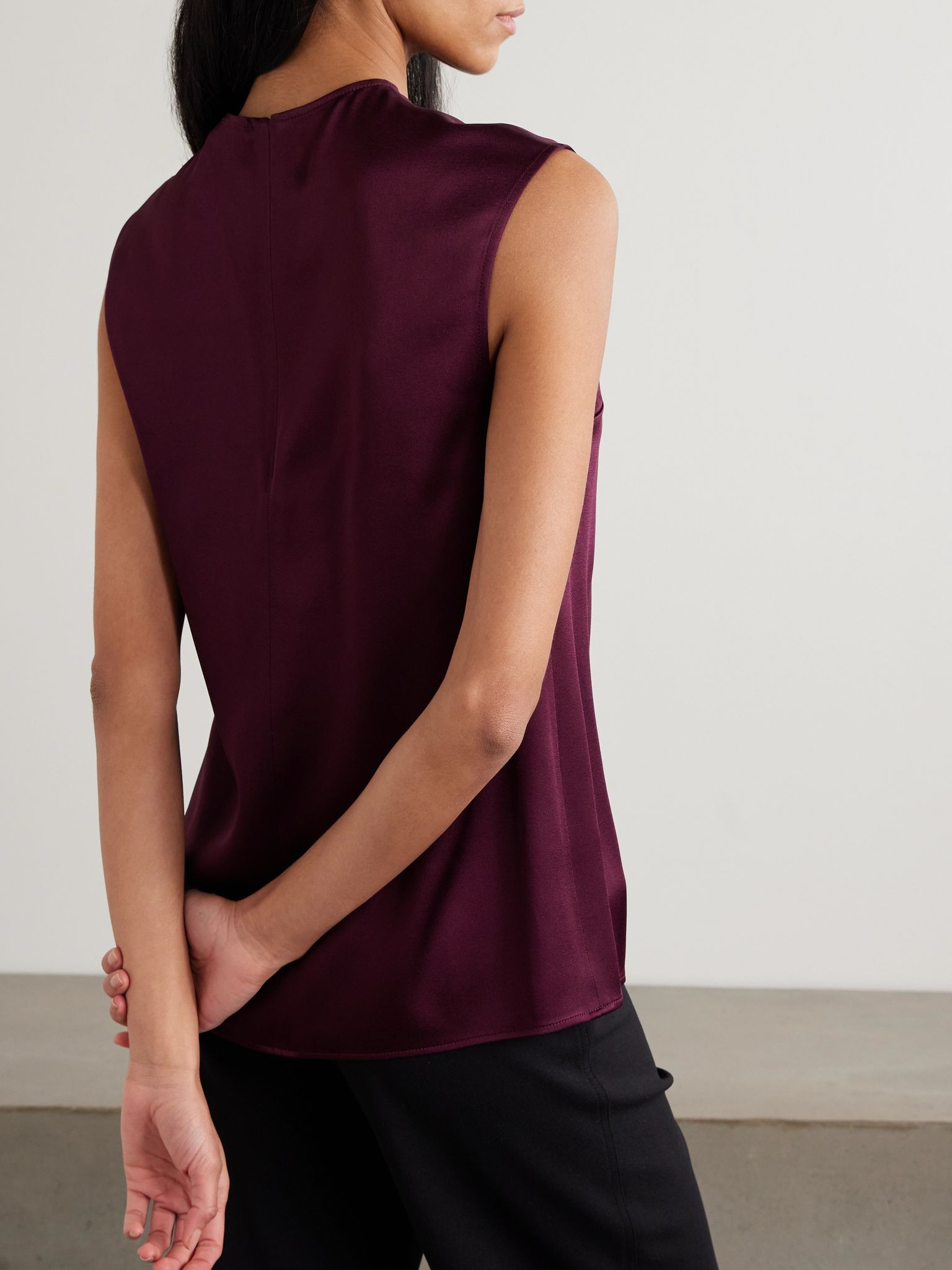 Satin top Burgundy - 4