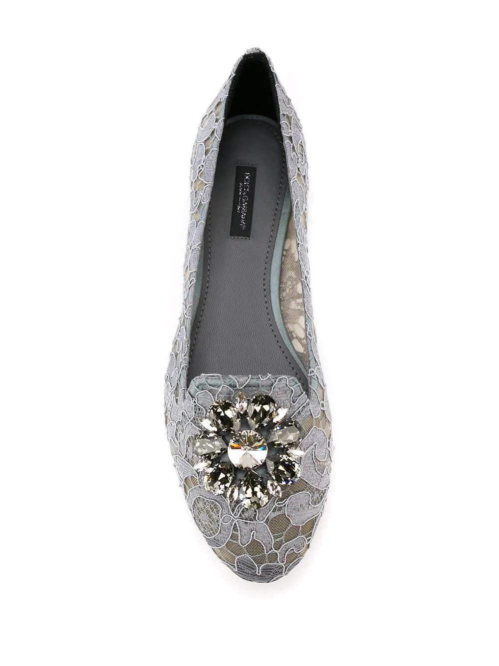 Vally Taormina lace ballerina shoes - 4