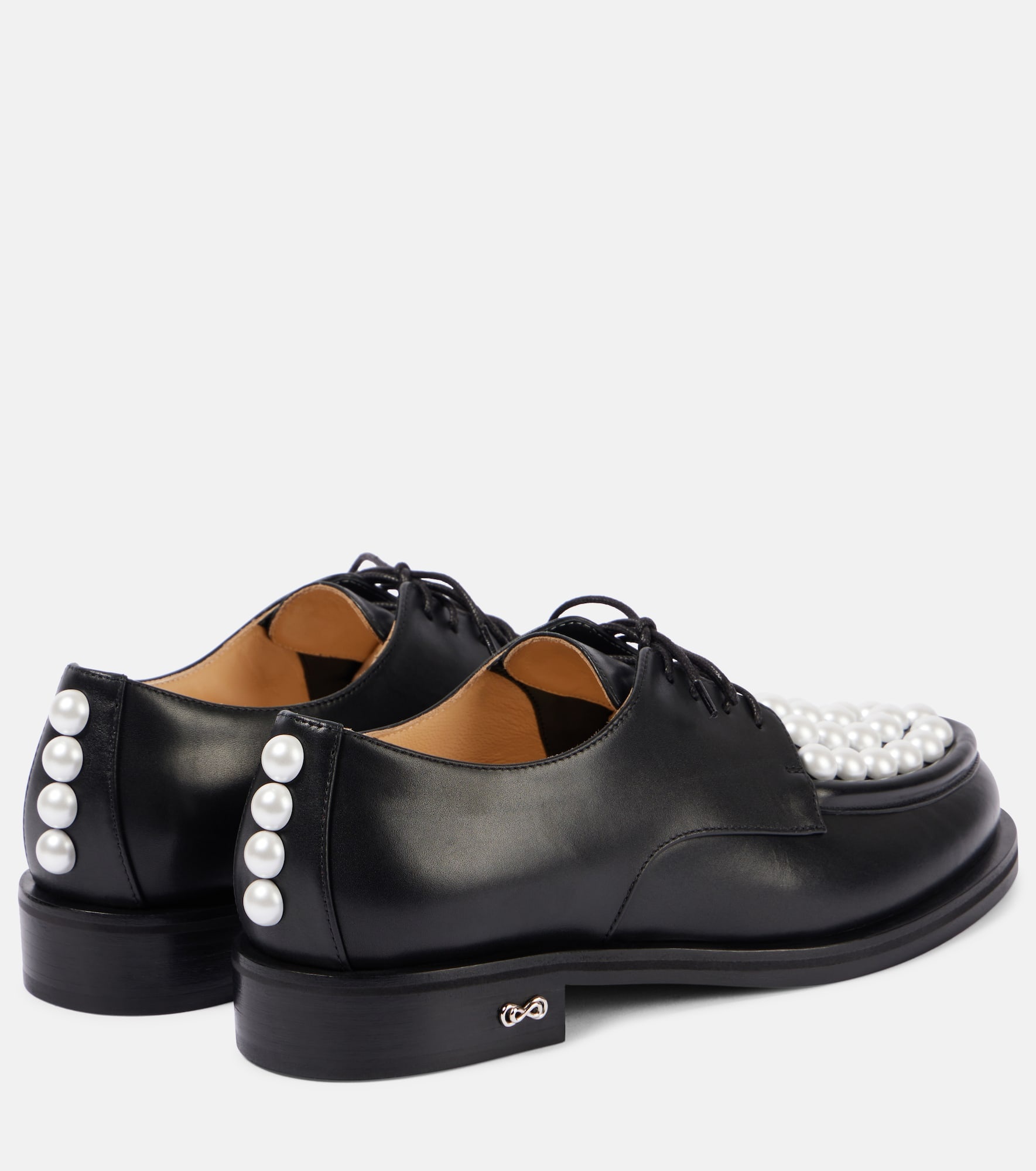 Sirene embellished leather loafers - 2