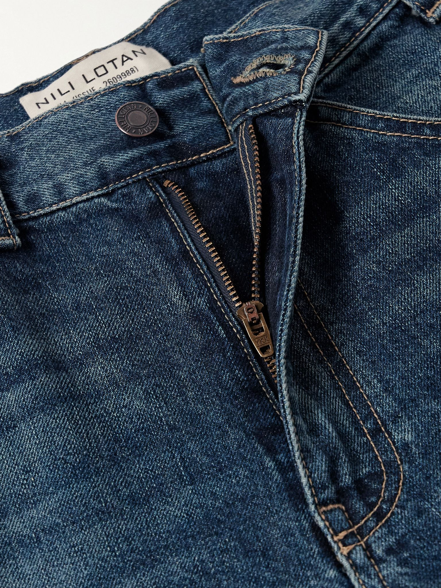 Salome high-rise wide-leg jeans Mid denim - 5