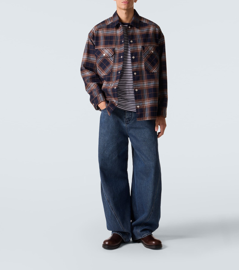 Comme des Garçons Homme Plaid cotton overshirt outlook