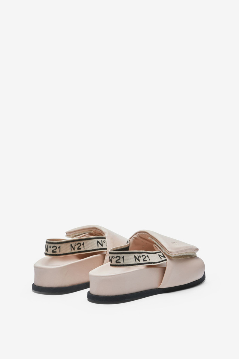 N°21 SLINGBACK LEATHER SANDALS outlook