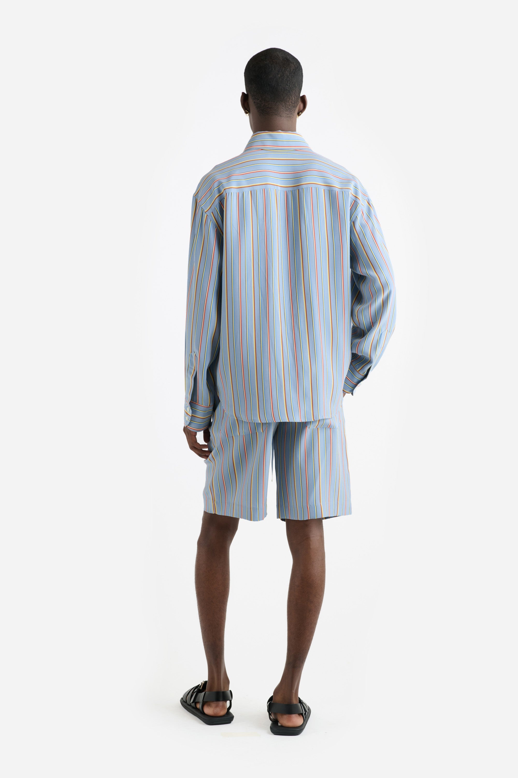 STRIPE JACQUARD BALL SHORT - 3