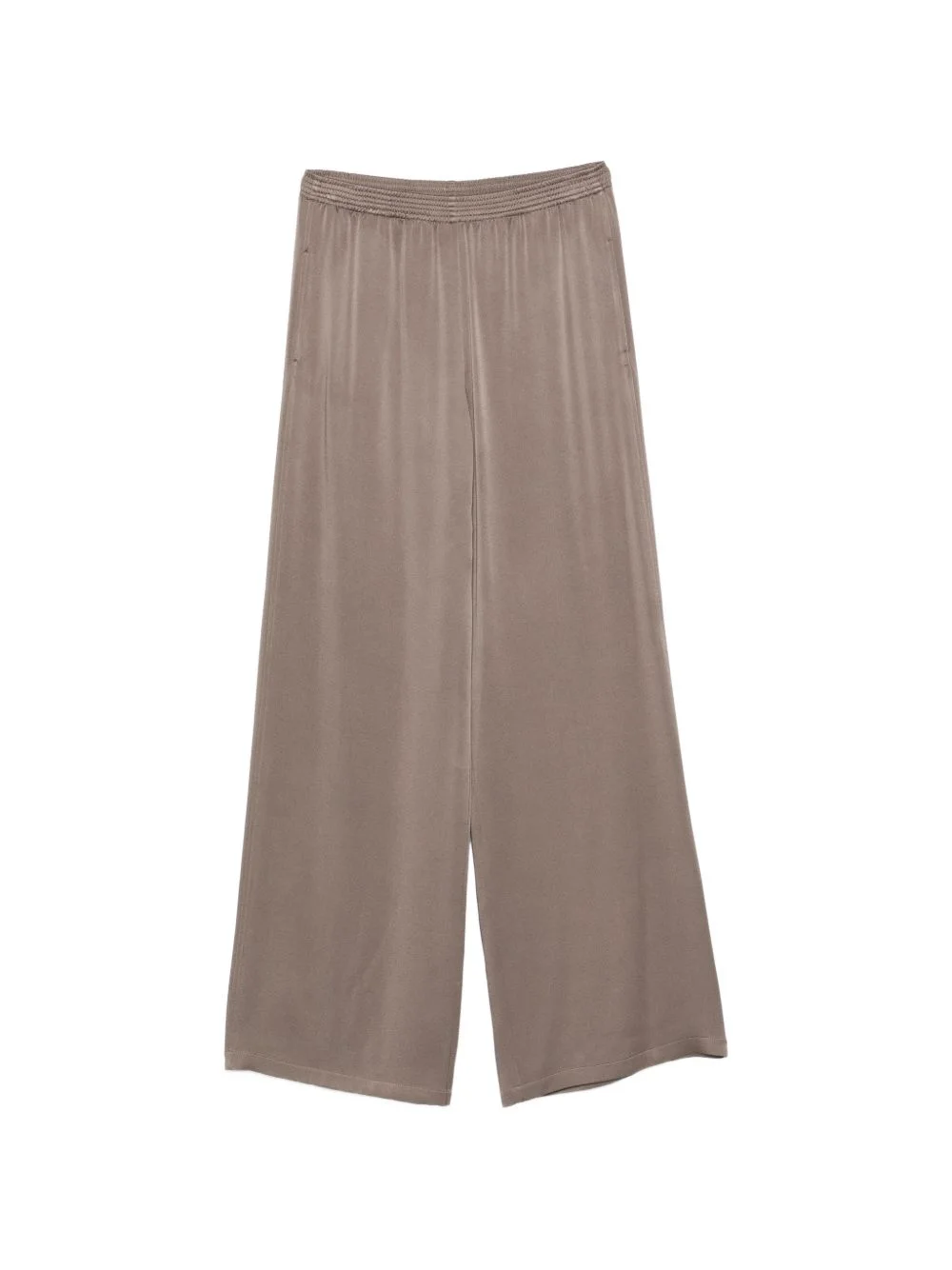 elasticated-waist palazzo pants - 1