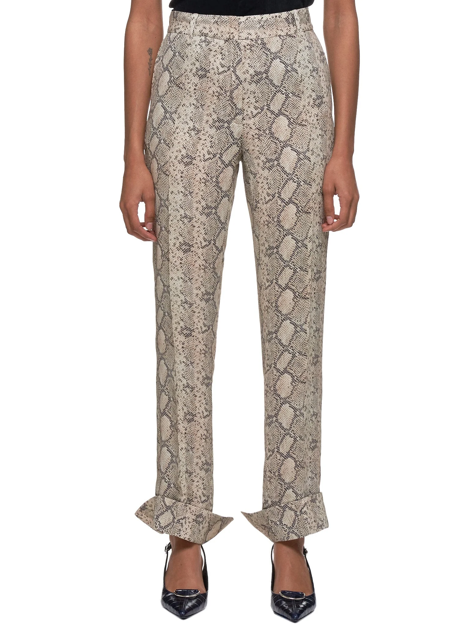 Split Hem Trousers - 1