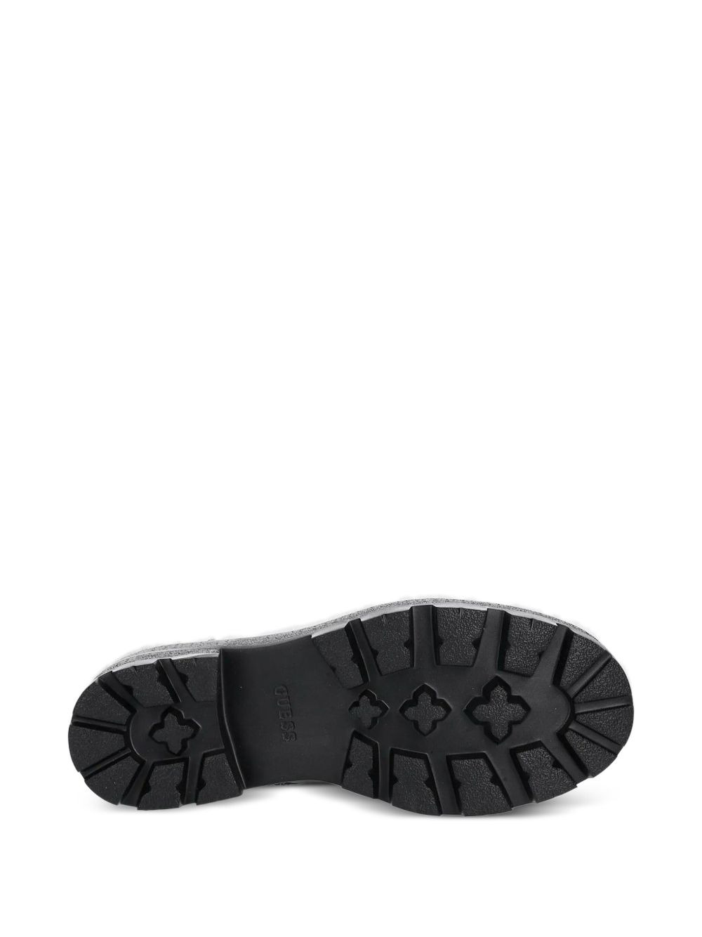 logo-quilted lace-up boots - 3