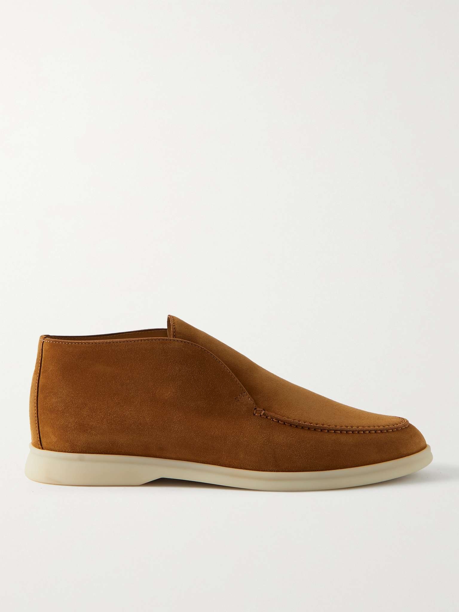 Open Walk Suede Boots - 1