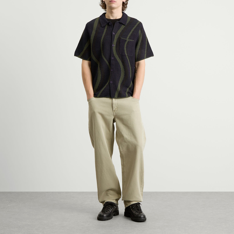 Dime Dime Soleil Knit Short Sleeve Shirt outlook