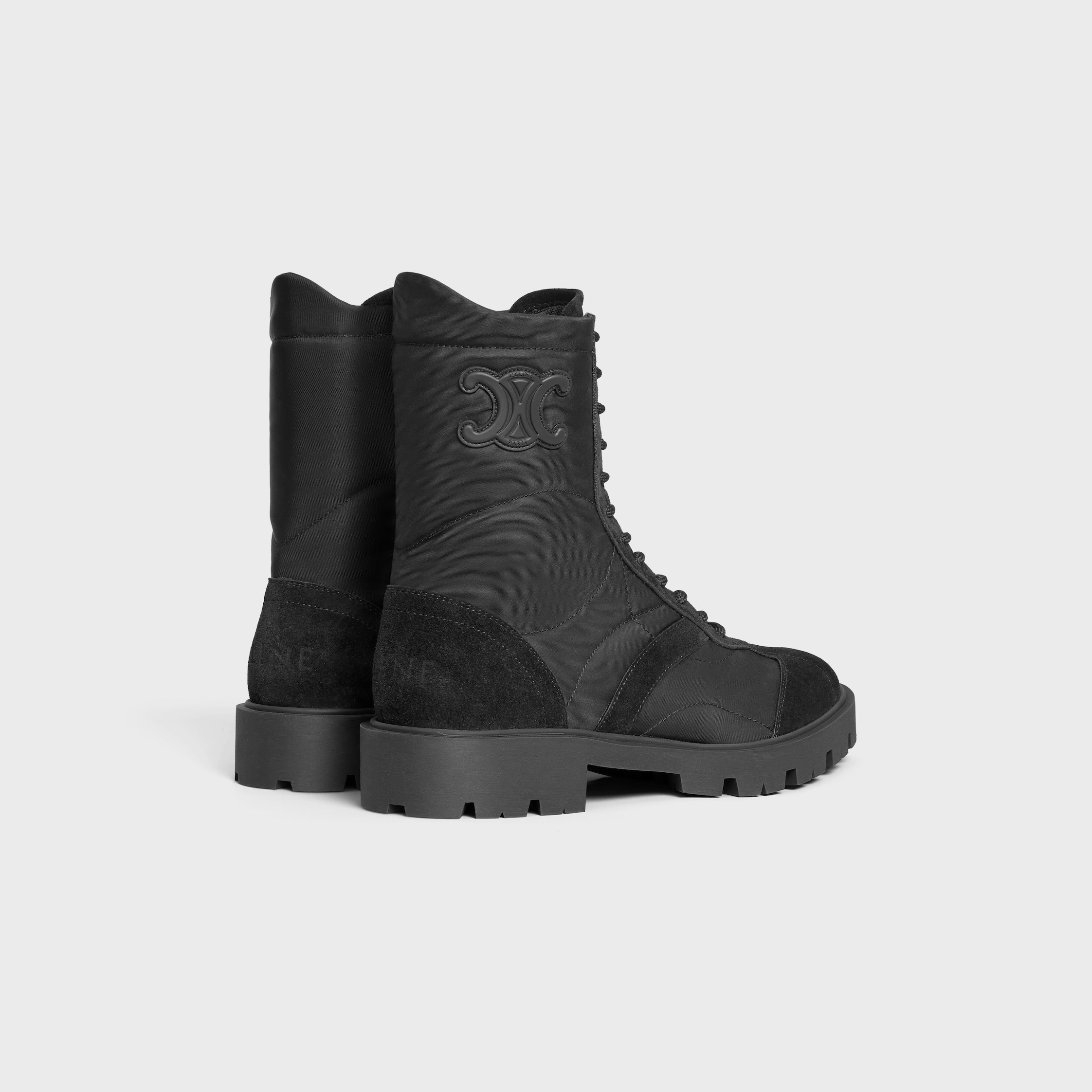 MARGARET BOOT IN Nylon and Suede Calfskin - 3