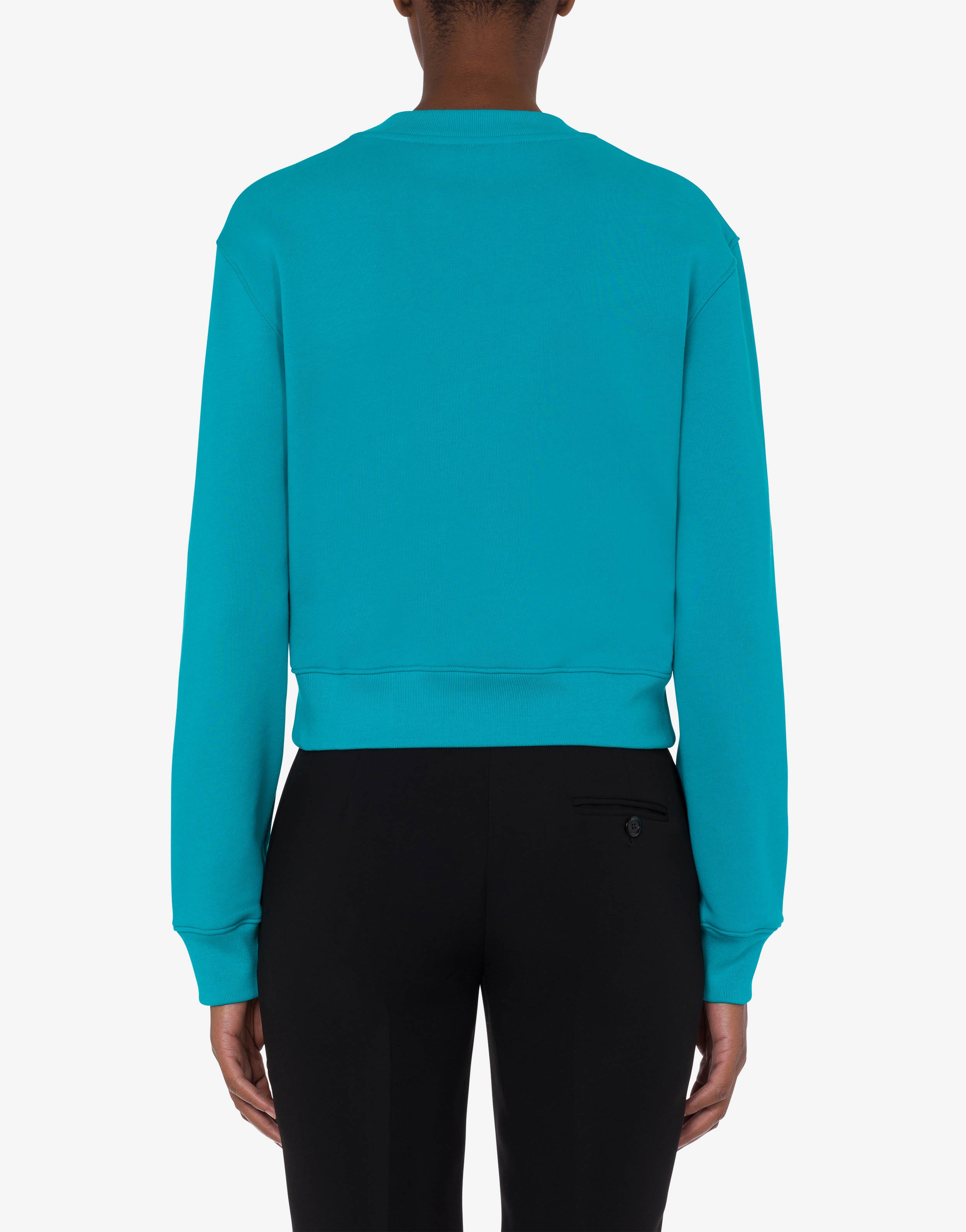 MOSCHINO COUTURE ORGANIC COTTON SWEATSHIRT - 3