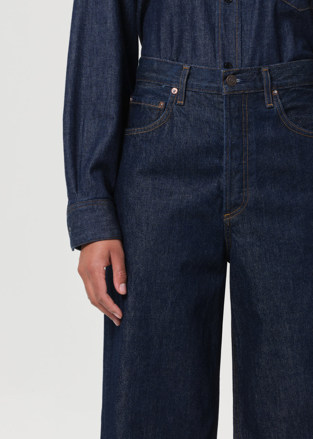 DAME HIGH RISE WIDE LEG NO CUFF IN FOXLEY - 6