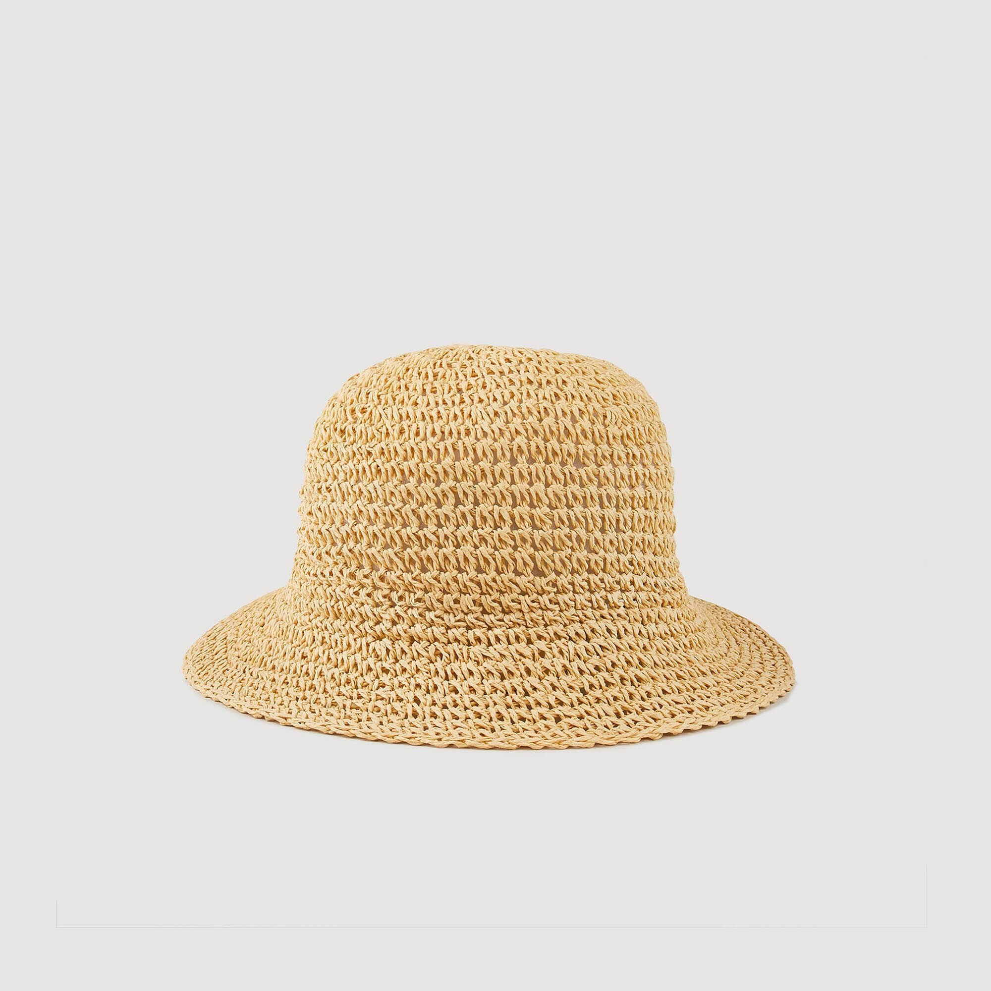CROCHET-EFFECT BUCKET HAT - 2