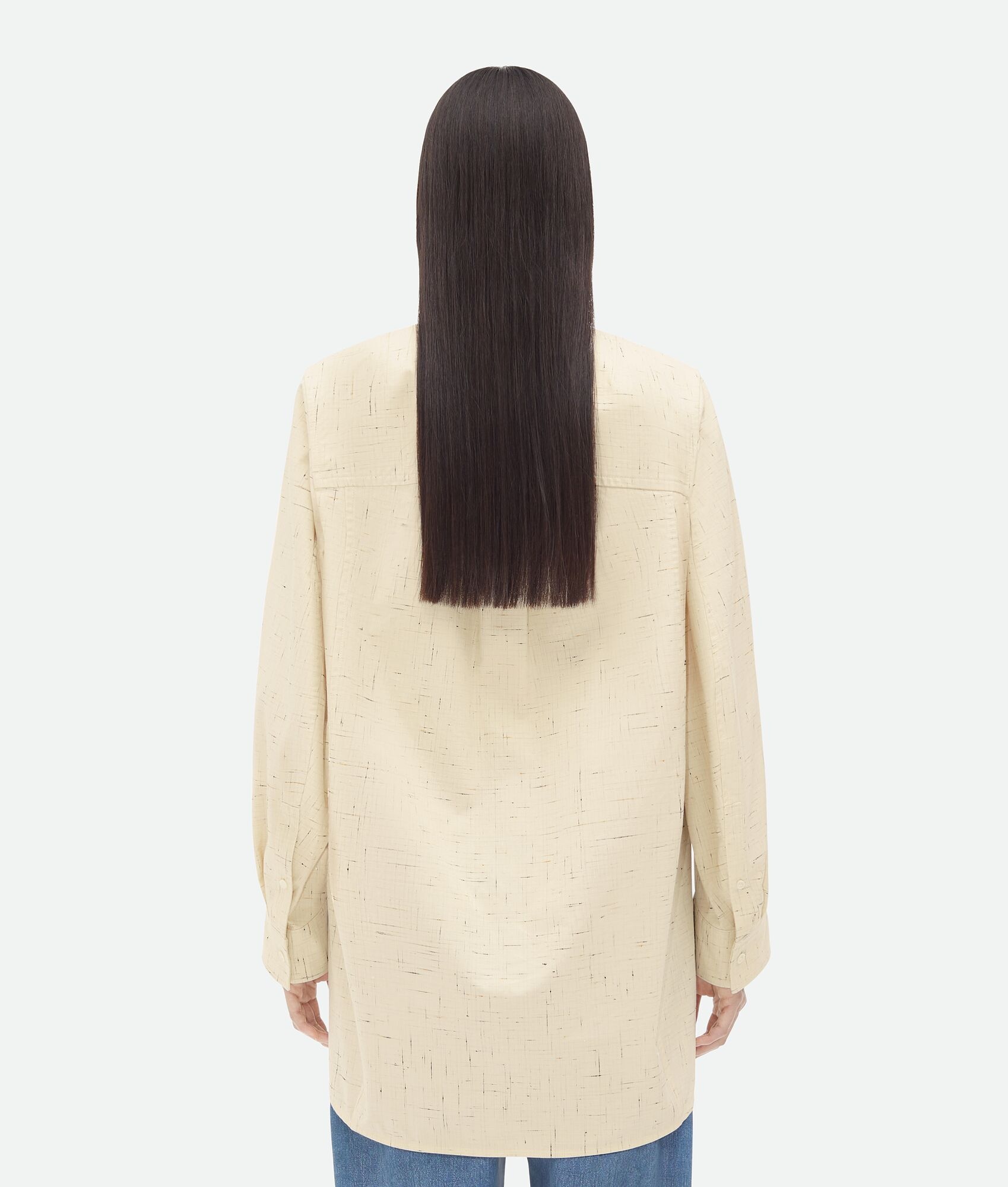 Textured Criss-Cross Cotton Shirt - 3
