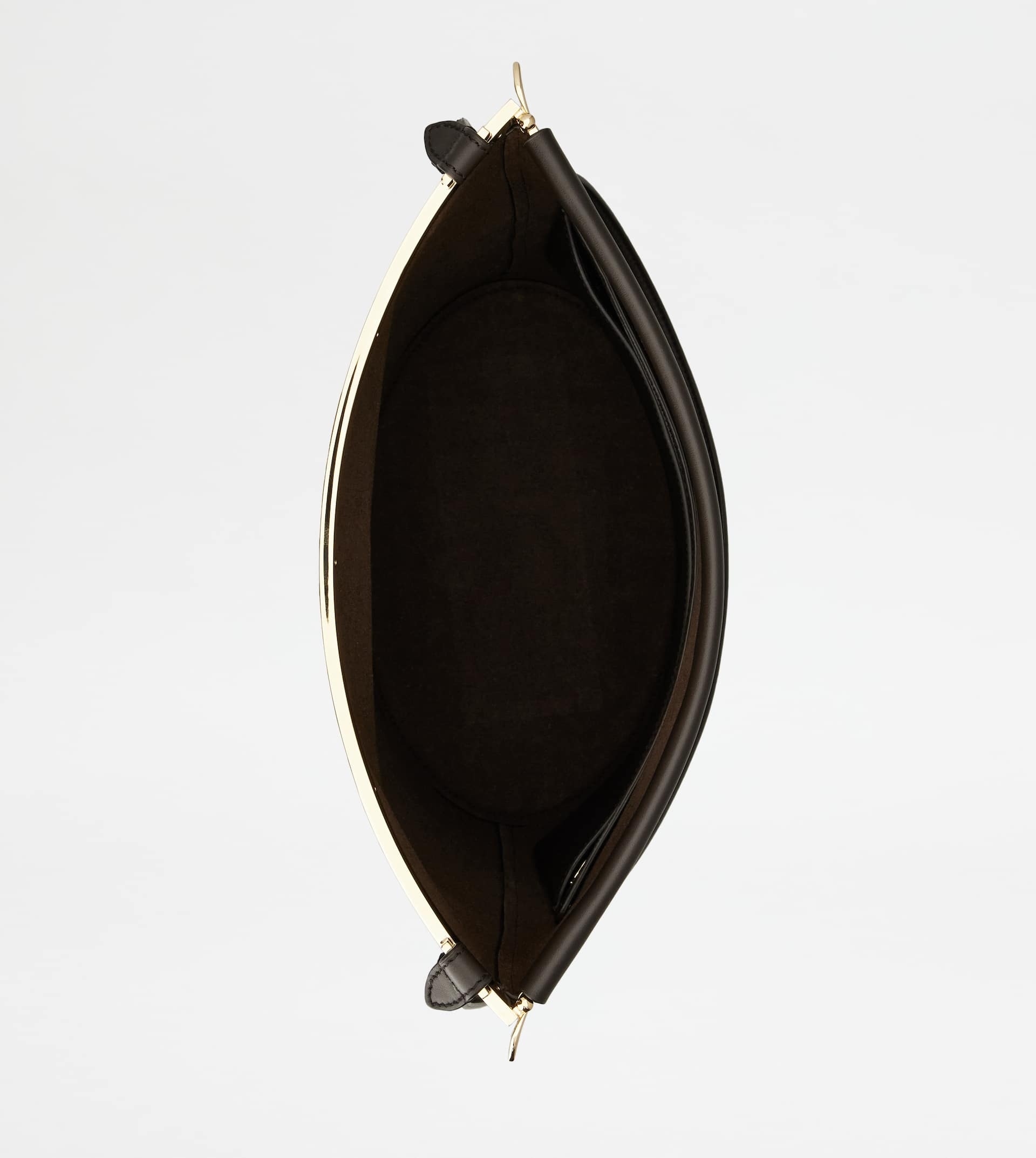 BUCKET BAG IN LEATHER SMALL - BROWN - 4