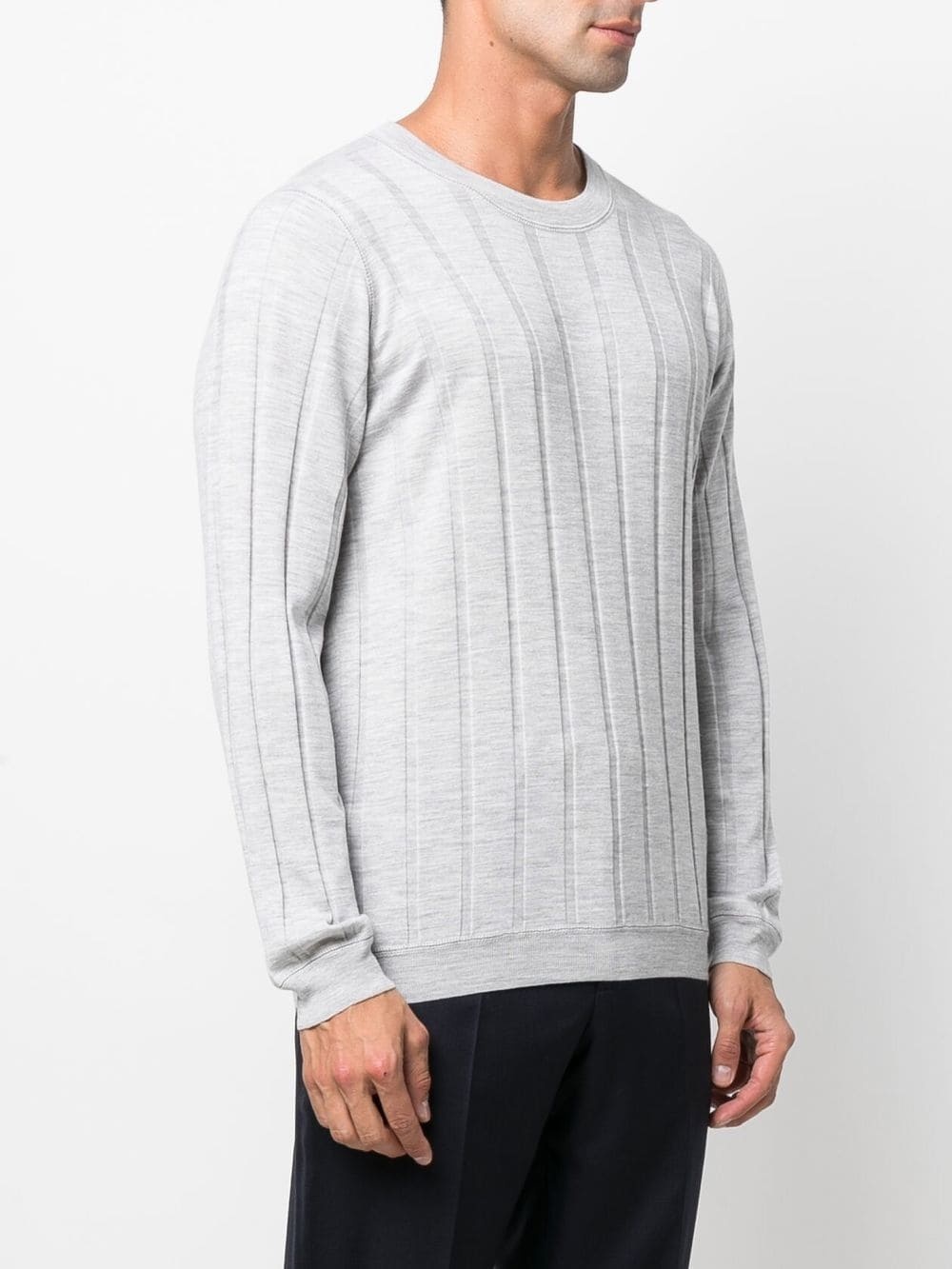 ribbed-knit cashmere jumper - 3