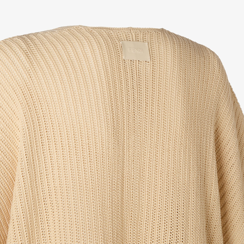 FF Poncho Beige cotton poncho 3