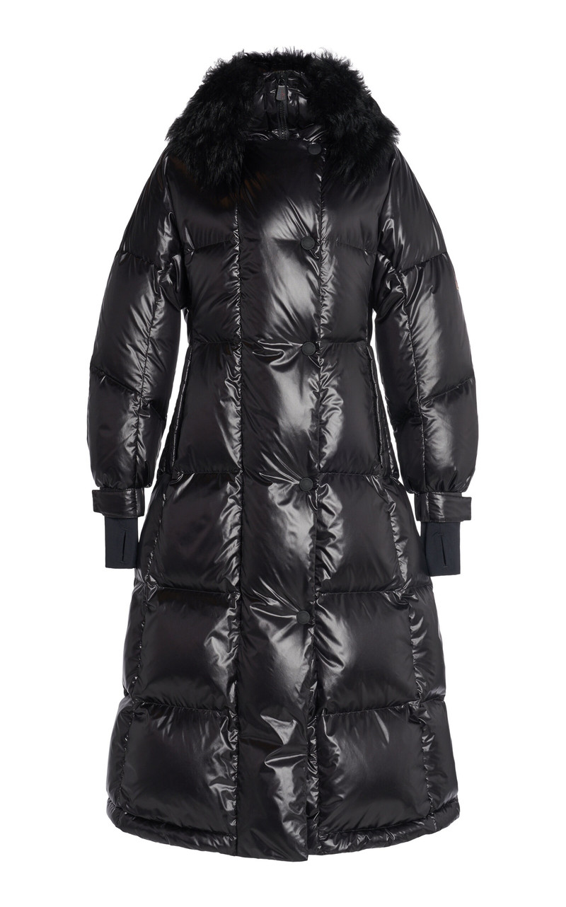 Chamoille Long Down Coat black 1