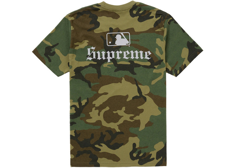 Supreme Supreme MLB Teams Sox Tee Camo outlook