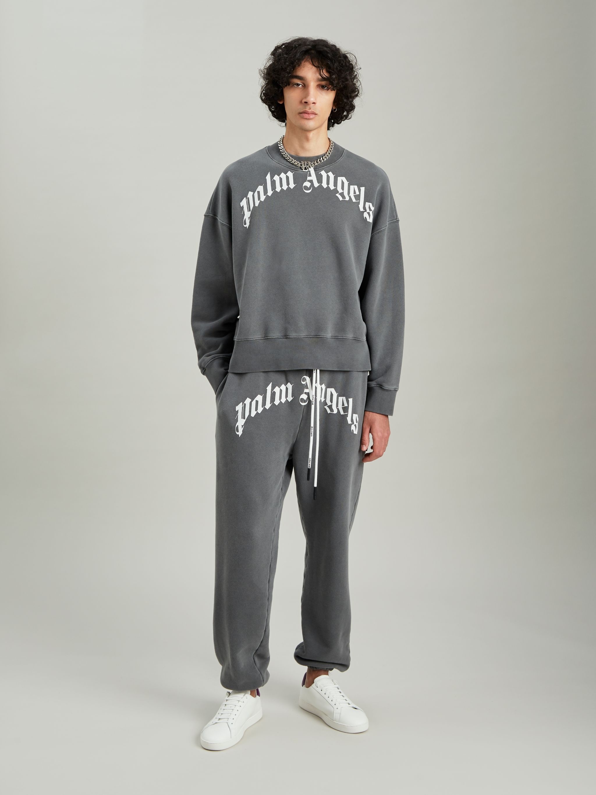 スウェット・トレーナー Palm Angels Cool Fit grafite sweatshirt Palm Angels Cool Fit grafite sweatshirt (Palm Angels