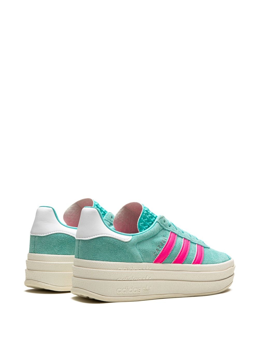 Gazelle  "Flash Aqua / Lucid Pink" platform sneakers - 3