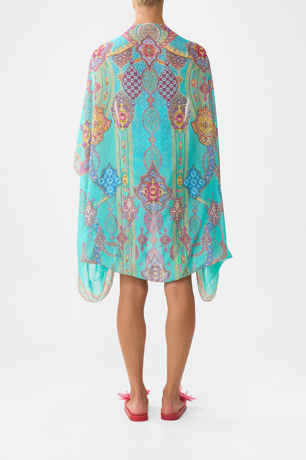 SILK CHIFFON SHRUG THE CONCUBINES CORRIDOR - 2