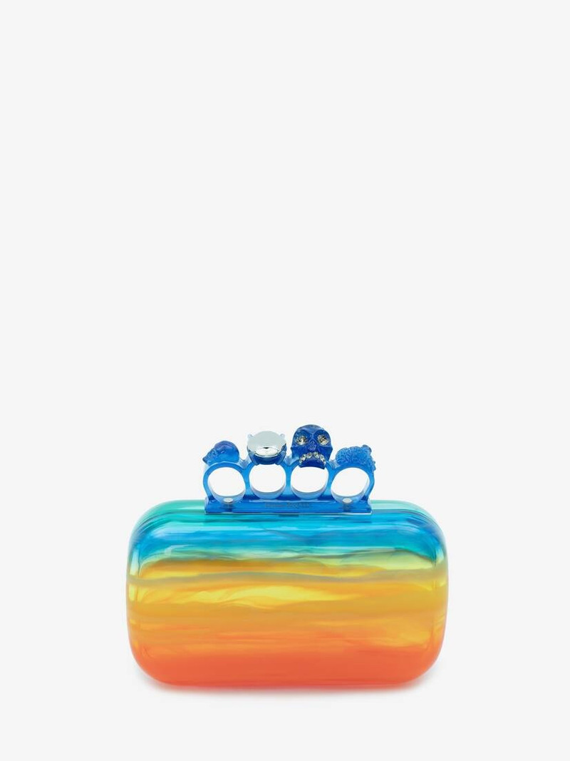 Skull Four-ring Clutch in Multicolor 1