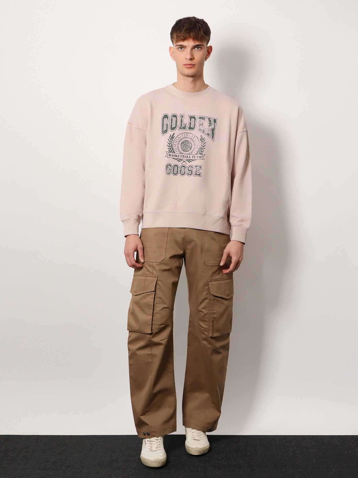 Golden Goose Deluxe Brand Men M's Nelson Organic Cotton With Frontal Logo - 2