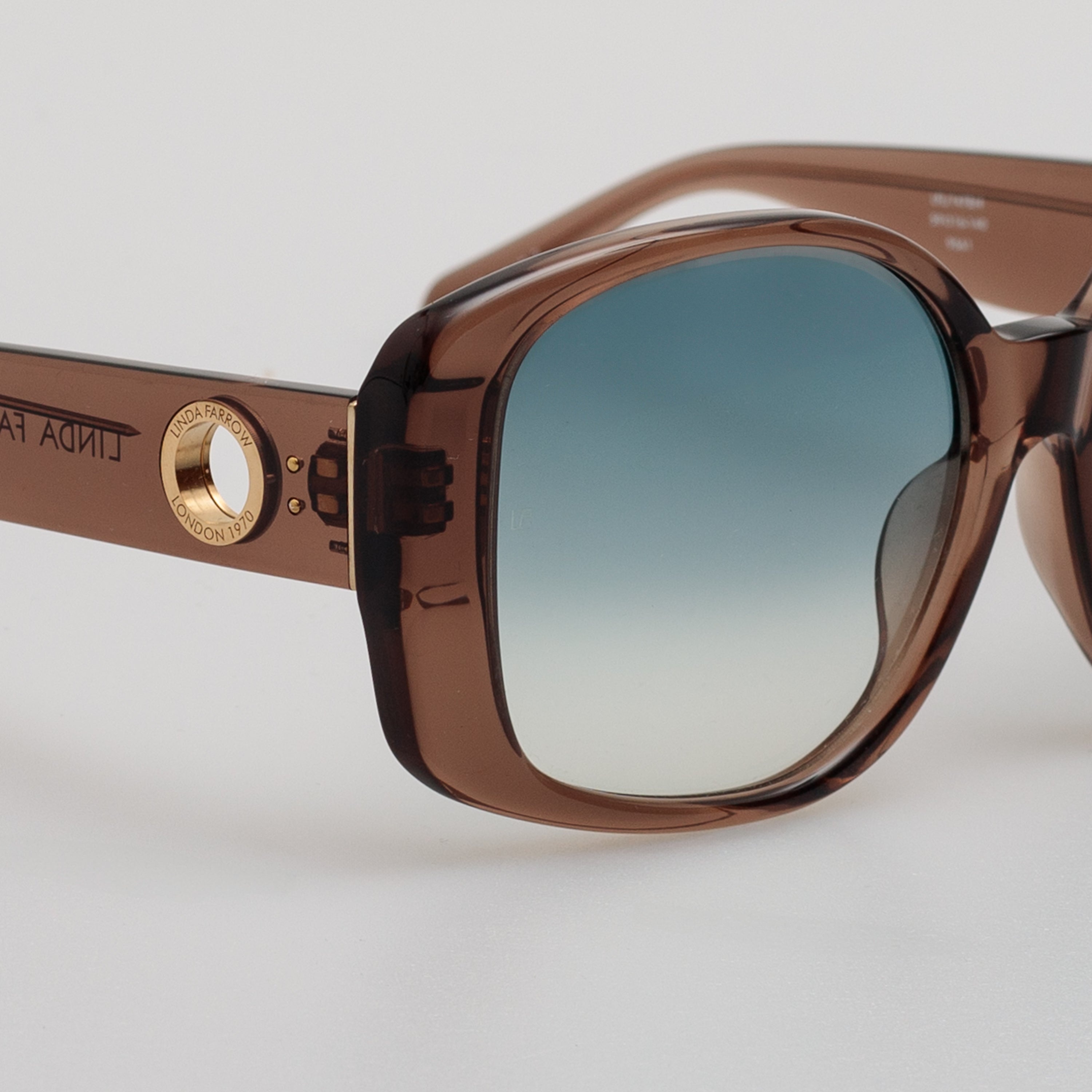 Venus Oversize Sunglasses in Aqua - 4