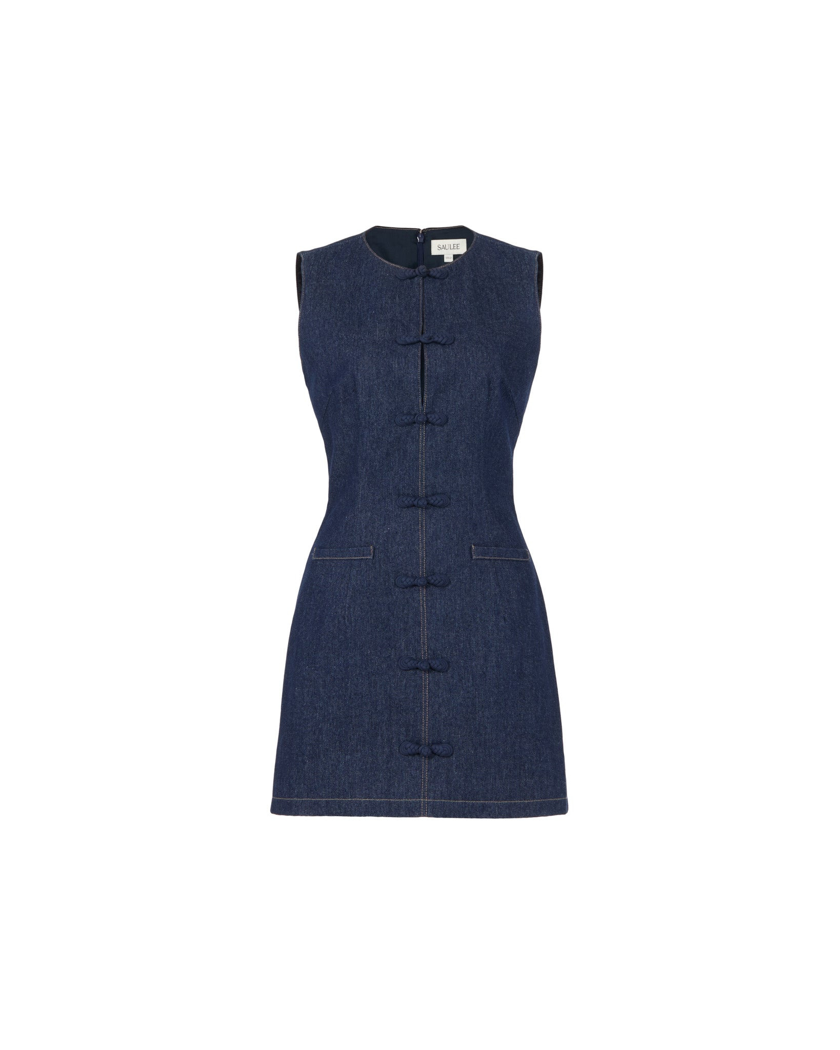 BILLIE DENIM MINI DRESS - 5
