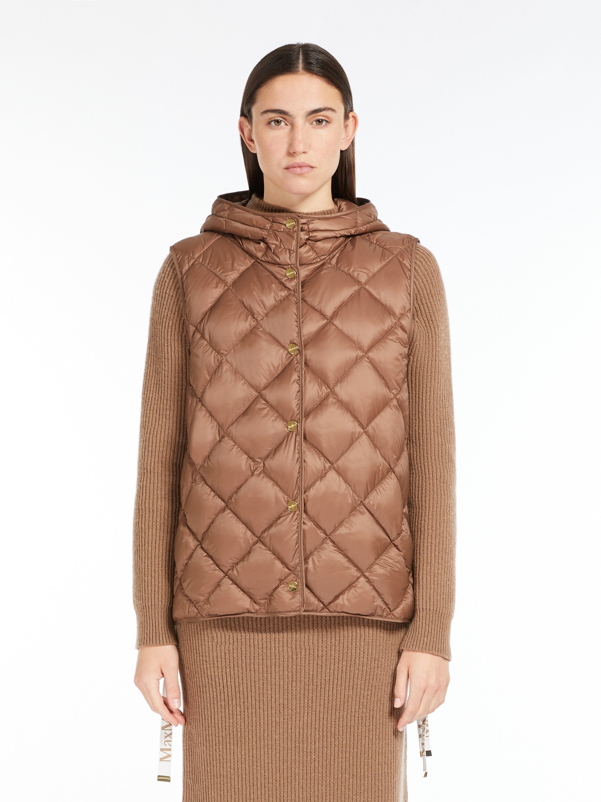 TREFA Gilet in quilted water-repellent canvas - 3