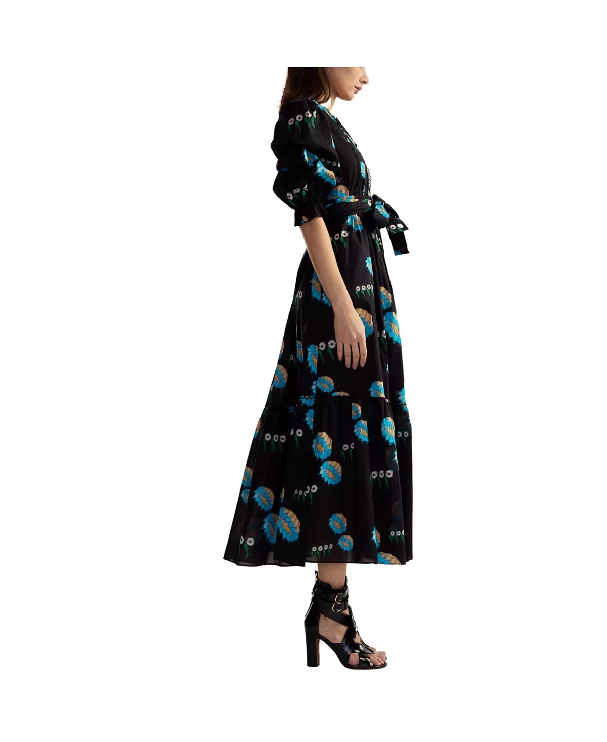 Eve Pintuck Dress - 4