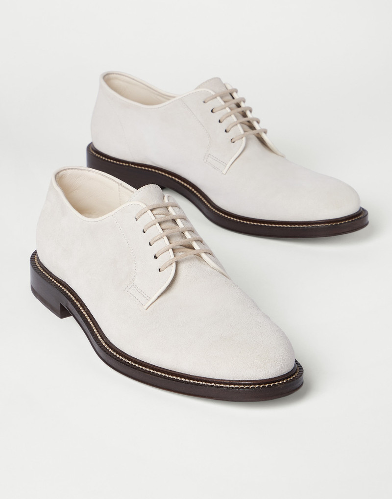 Reversed calfskin Derbys 4