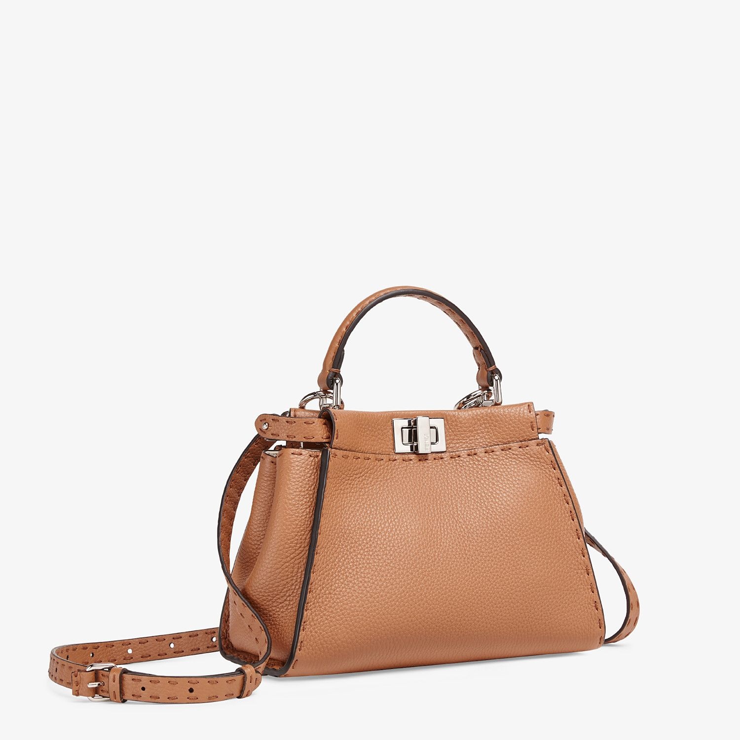 Brown leather bag - 3