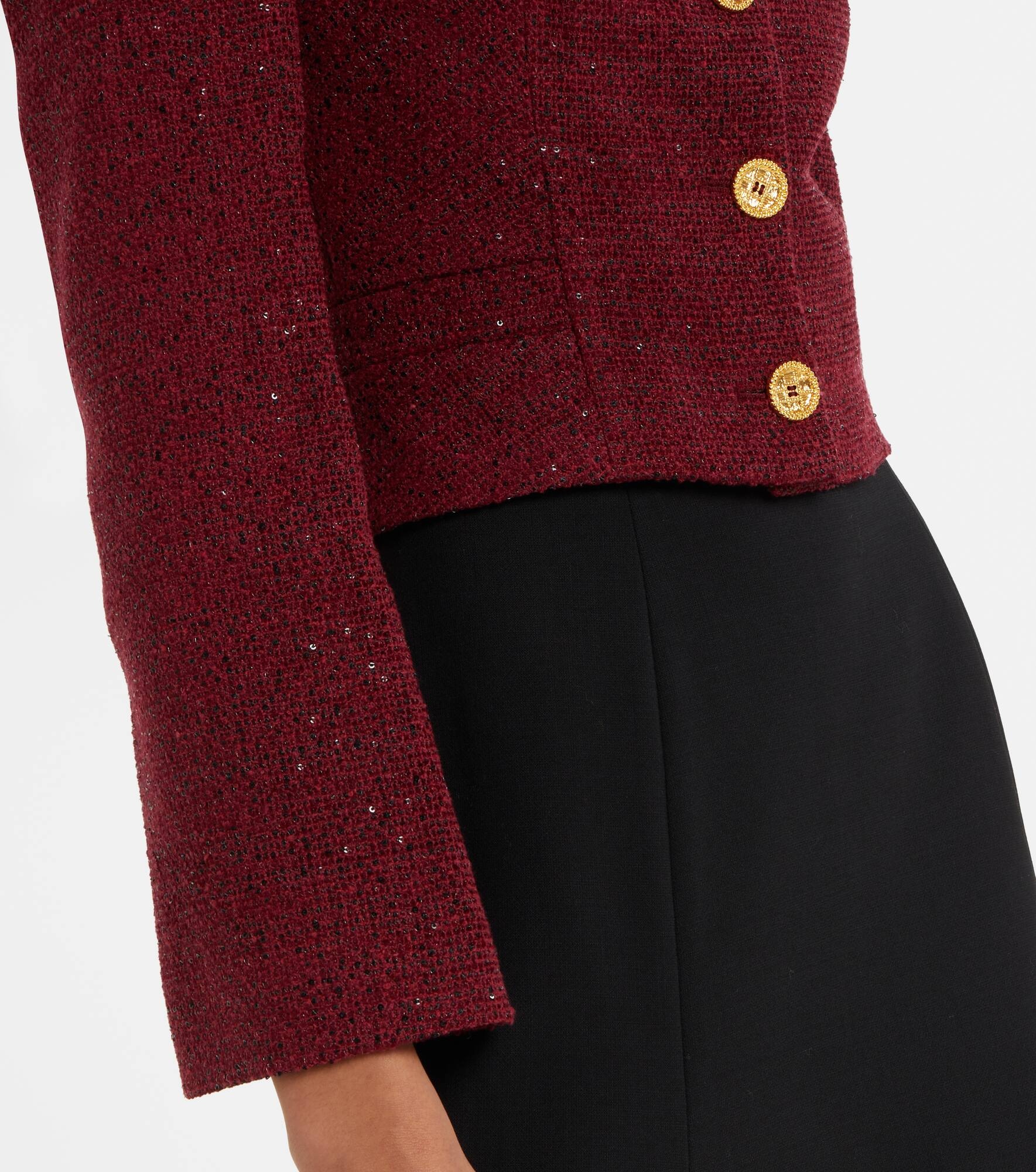Sequined tweed jacket - 5