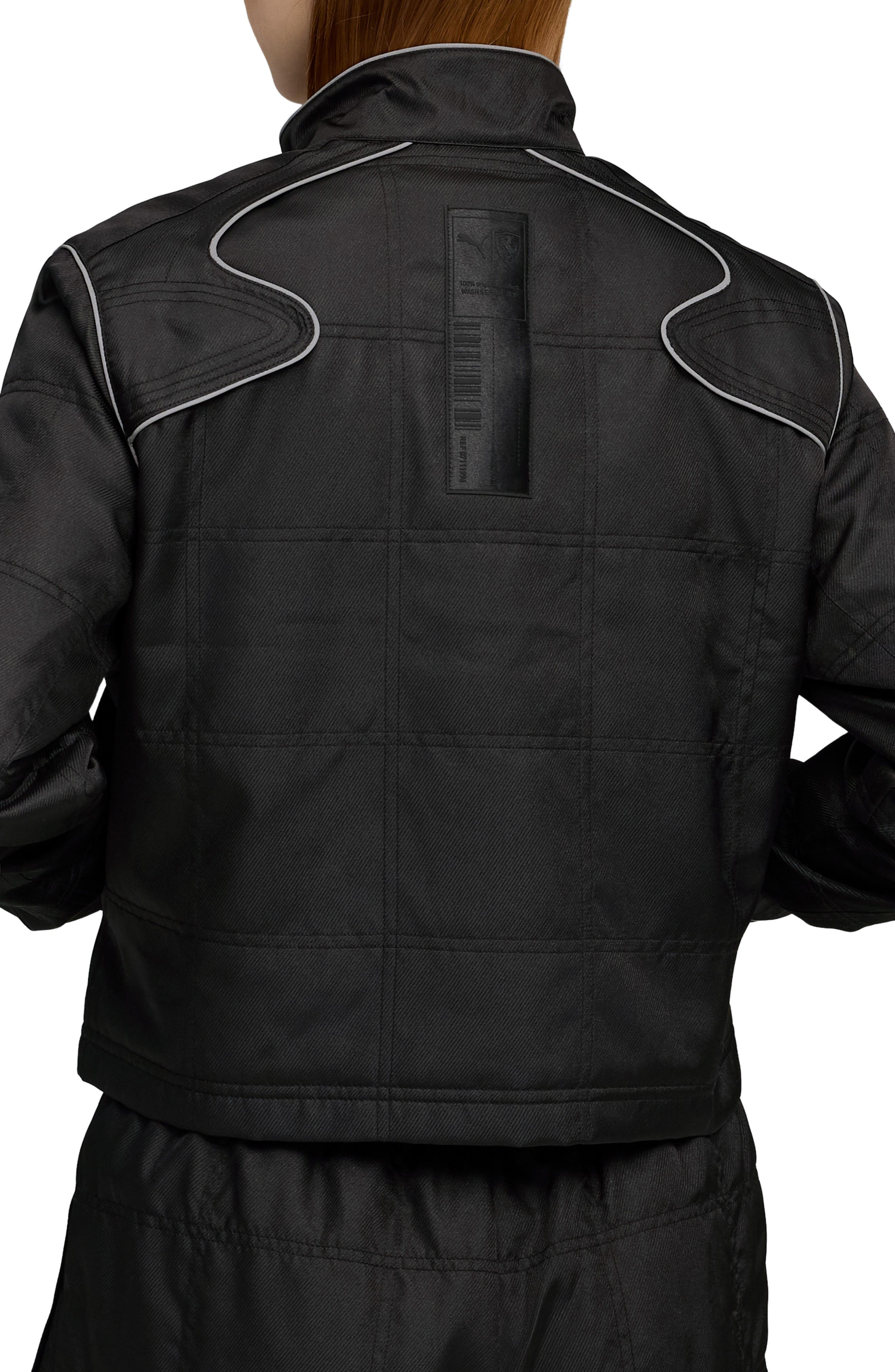 PUMA Ferrari Premium Racing Jacket in Puma Black at Nordstrom - 2