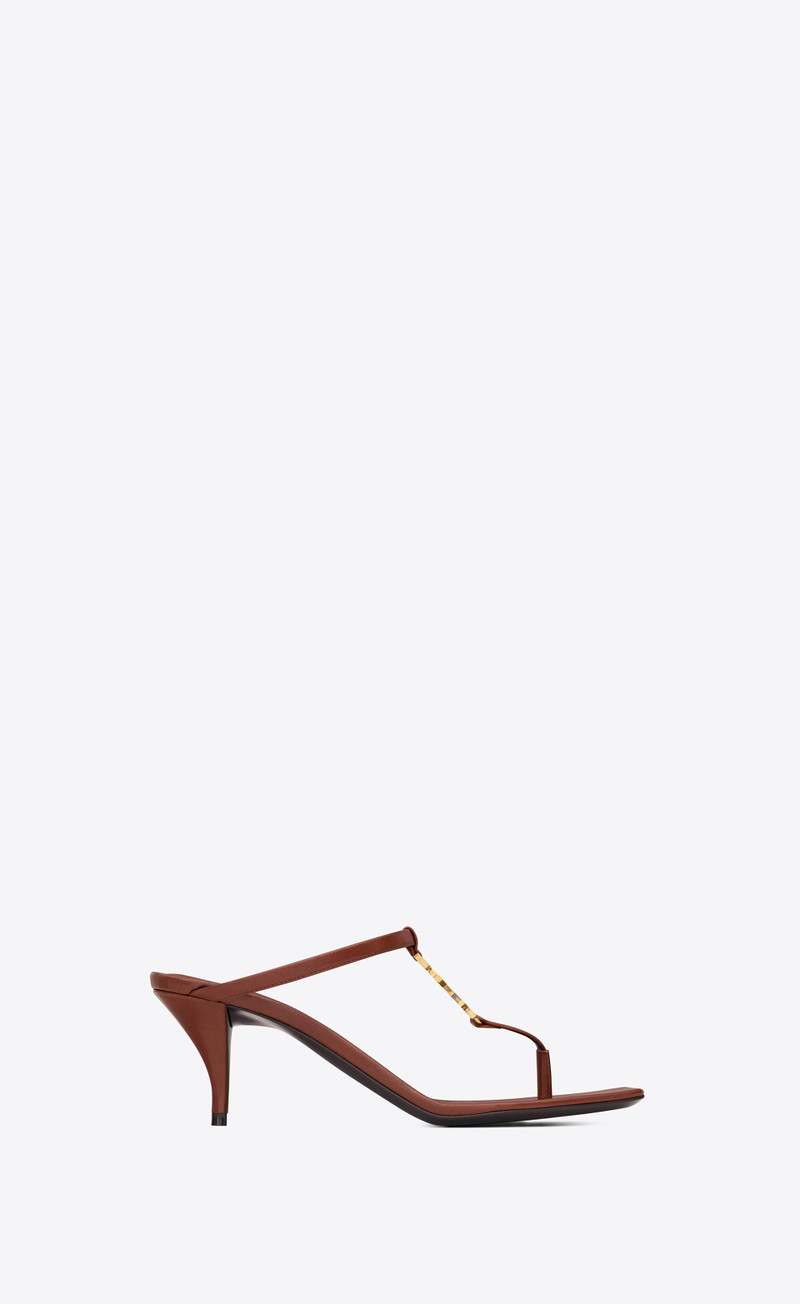 cassandra sandals in smooth leather - 1