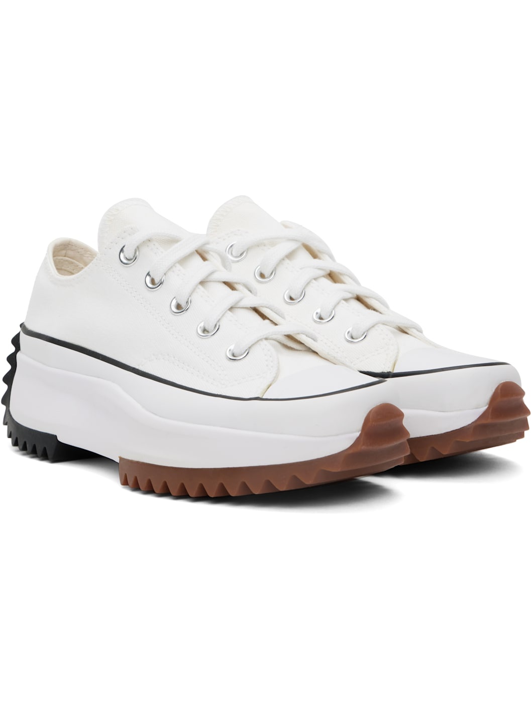 Off-White Run Star Hike Canvas Platform Sneakers - 4
