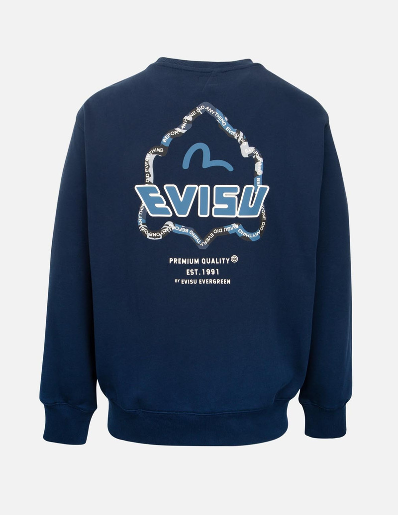 GODHEAD OUTLINE PRINT SWEATSHIRT 1