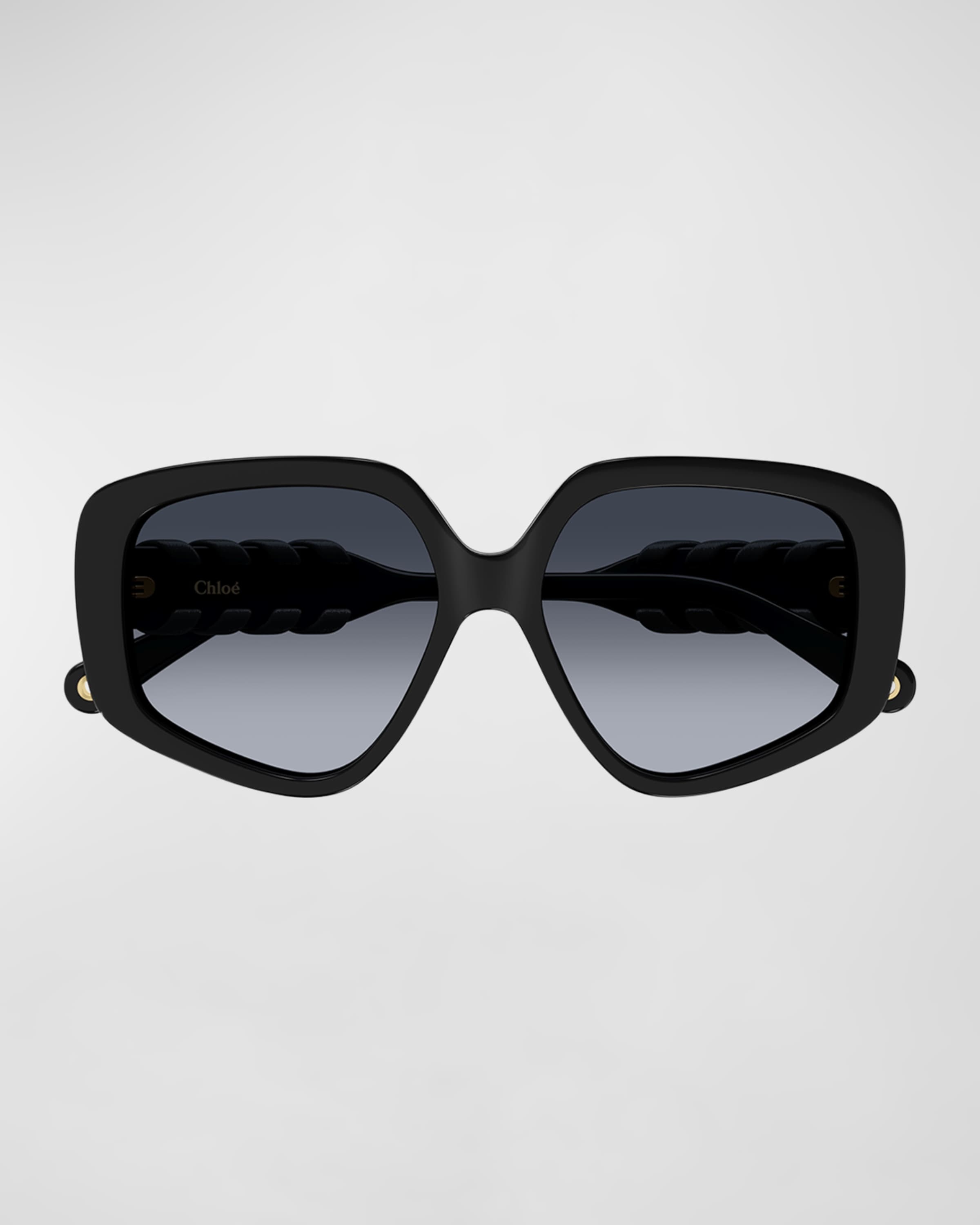 Acetate Rectangle Sunglasses - 3