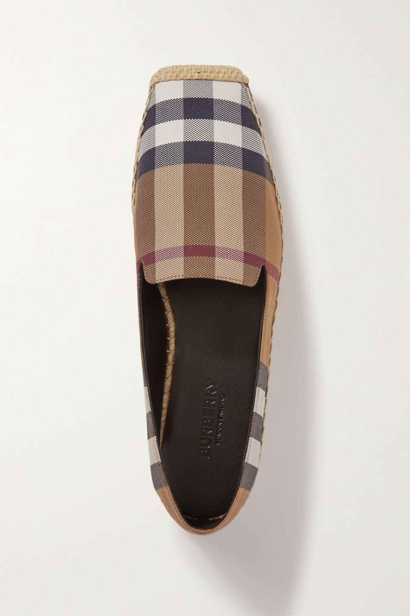 Checked canvas espadrilles - 5