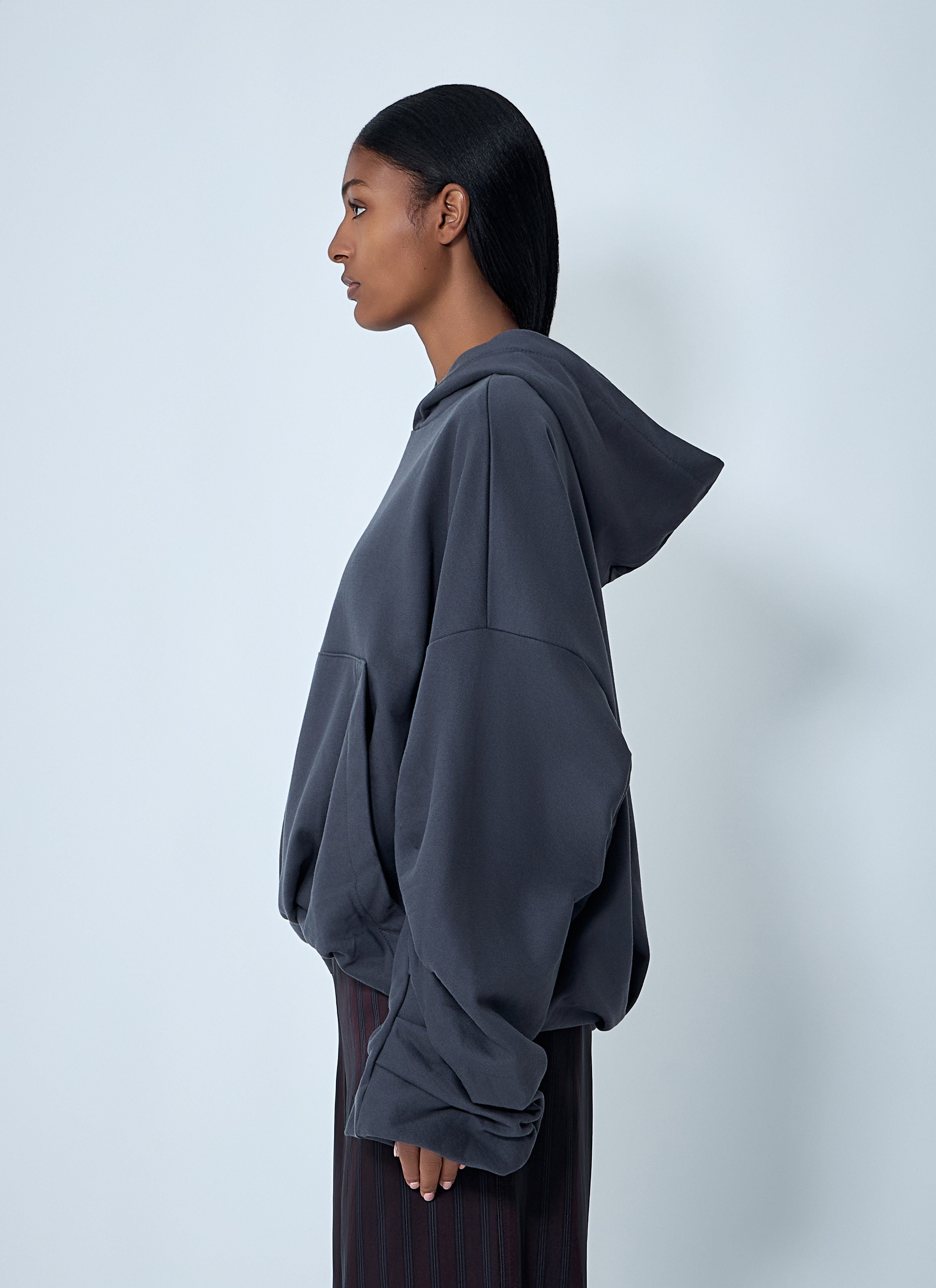 Dries Van Noten Women Hooded Cotton Sweatshirt - 3