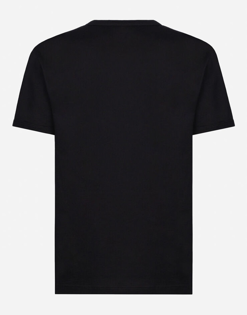 Dolce & Gabbana Cotton T-shirt with branded tag outlook