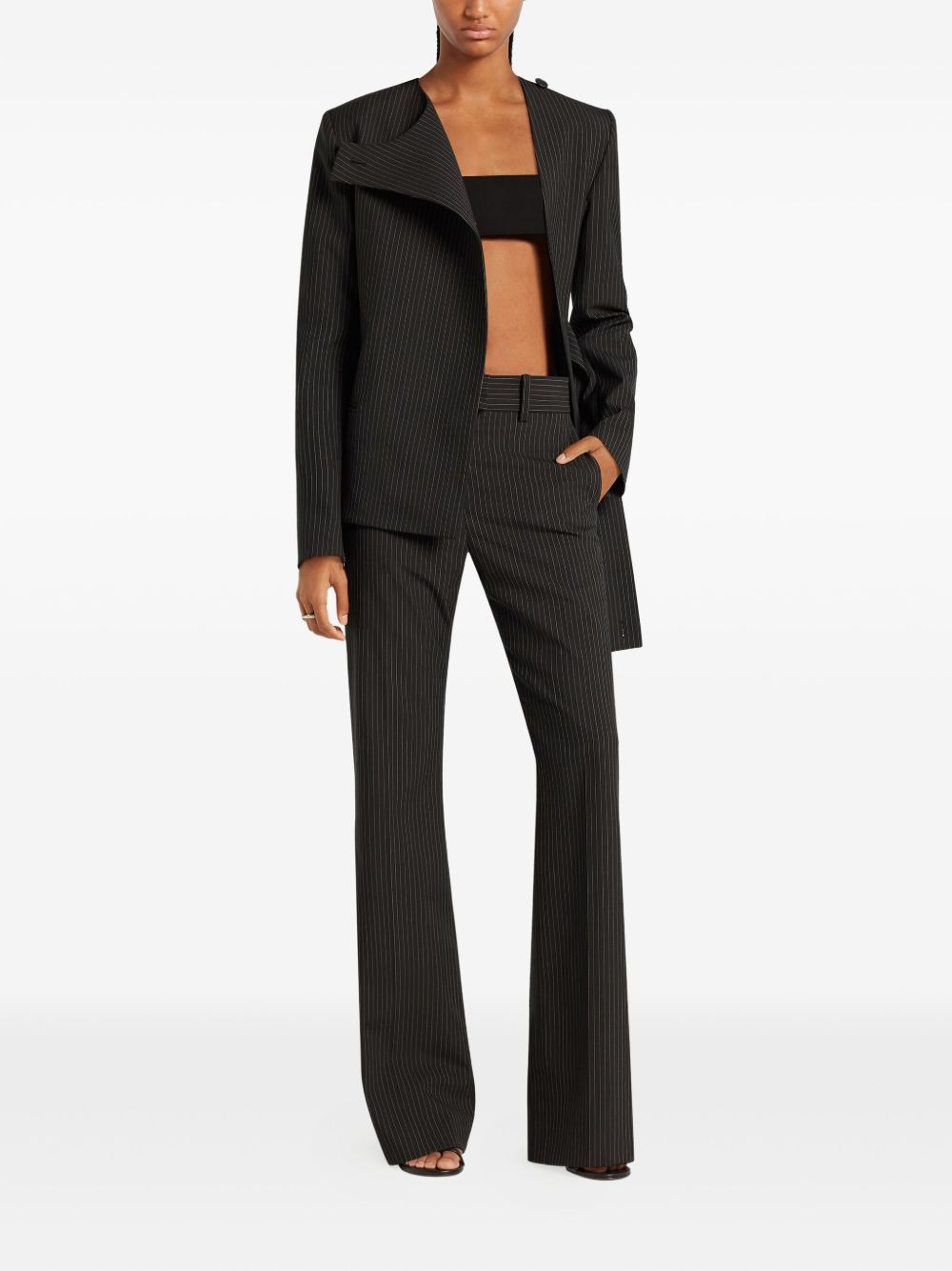 pinstriped blazer - 2