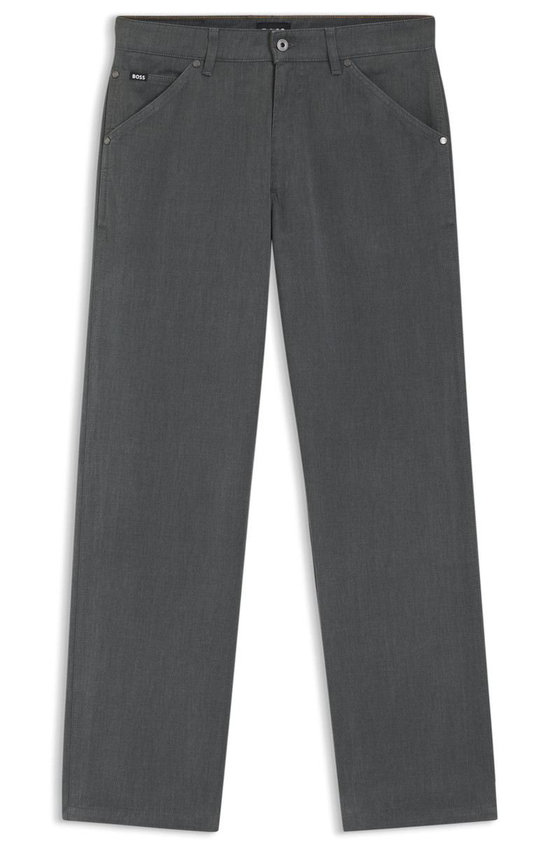JEANS IN MELANGE COTTON DENIM 1