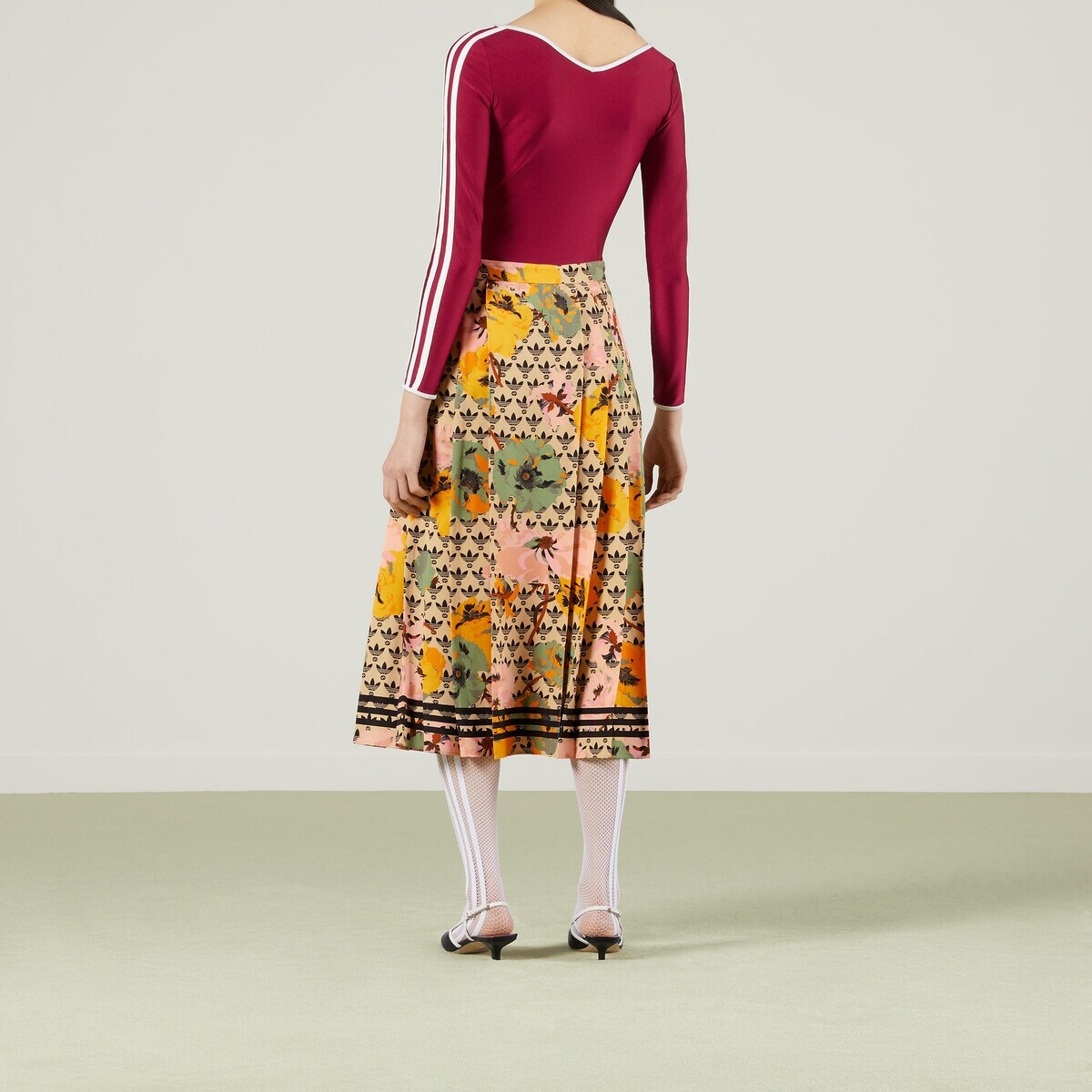 adidas x Gucci GG Trefoil poppies skirt - 8