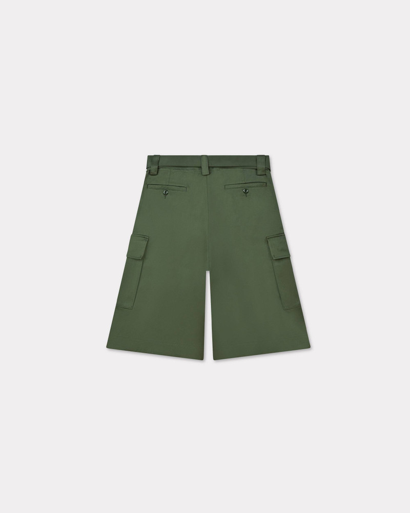 KENZO 'Boke Flower 2.0' army cargo shorts in cotton outlook