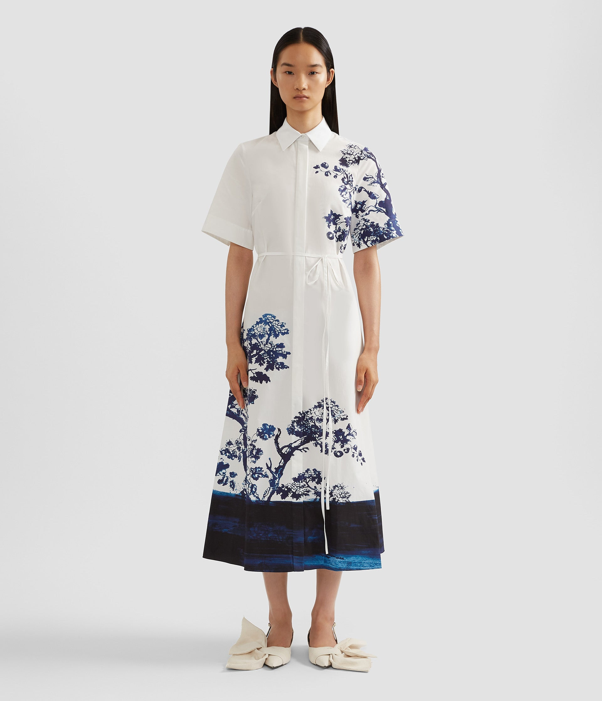 SHORT SLEEVE SHIRT DRESS - 4